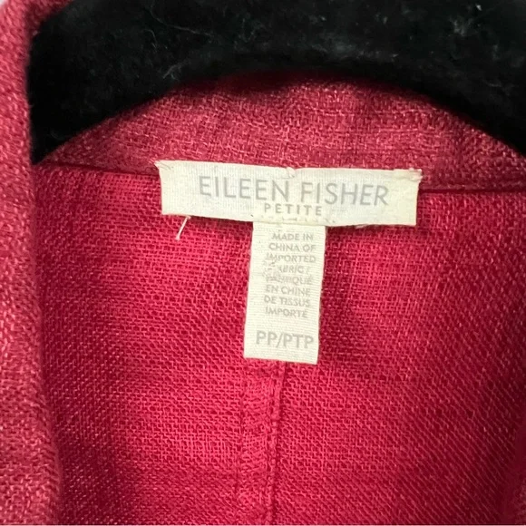 Eileen Fisher Organic Linen Longline Jacket - Picture 7 of 11